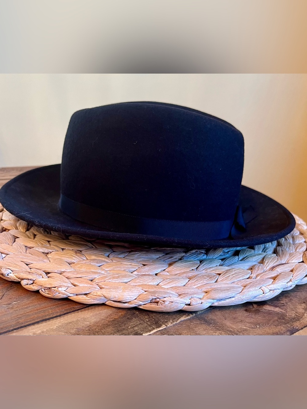 Vintage Bollman Doeskin Felt Wool Hat